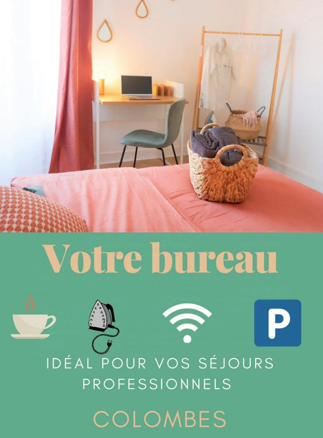 Appartement Tout Equipe Paris-Colombes- La Defense Bois-Colombes Eksteriør bilde